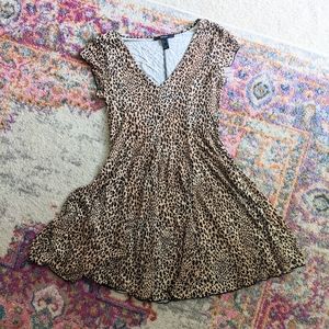 Forever 21 Leopard Skater Dress